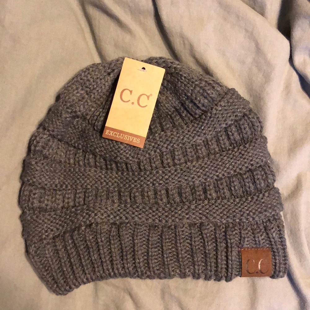 C.C gray beanie